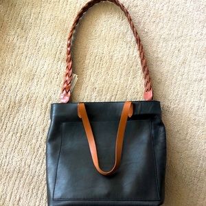 Madewell shoulder strap transport tote